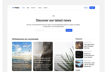 Blog & SEO Framework Setup